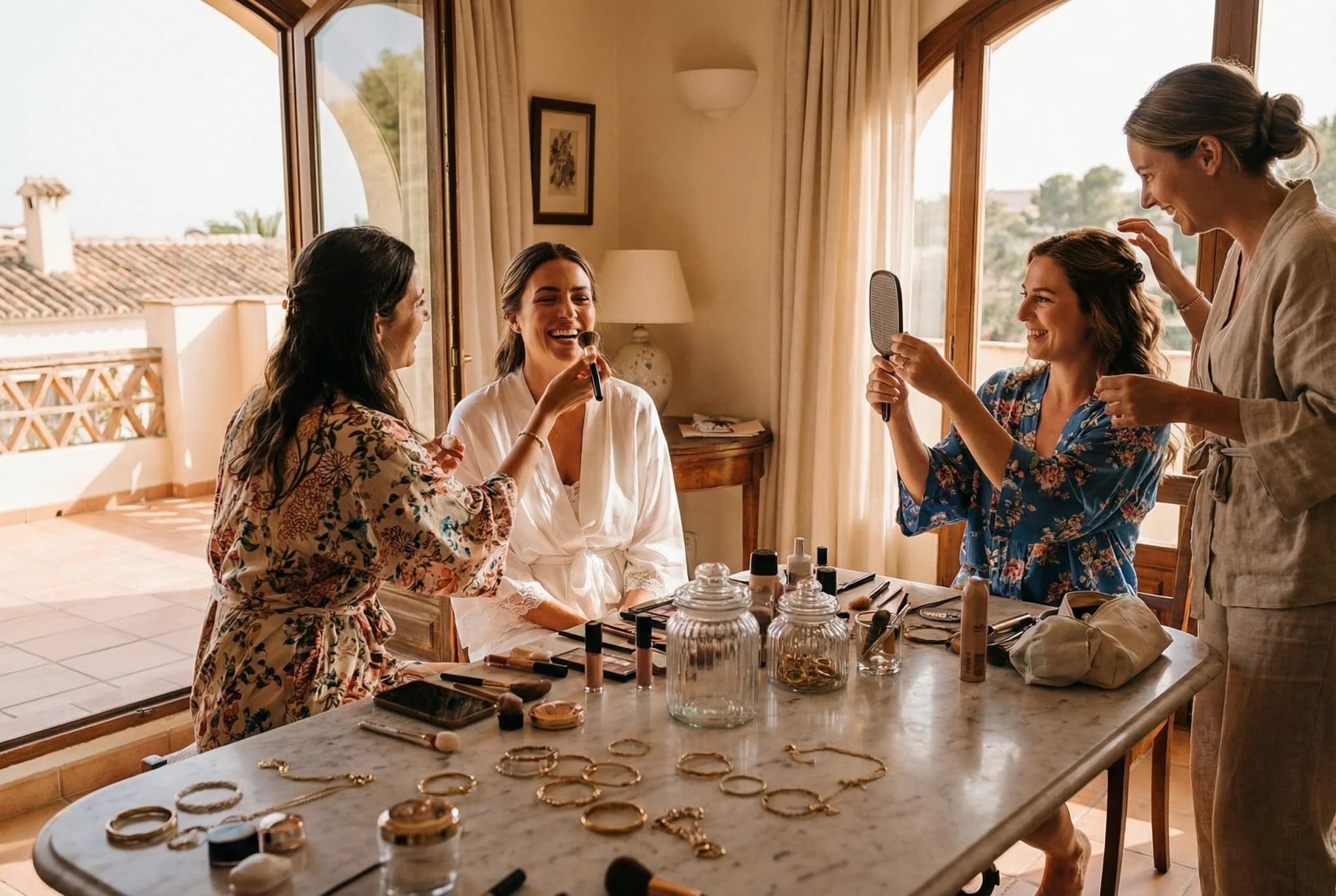 Group beauty experience at a private venue in Lisbon