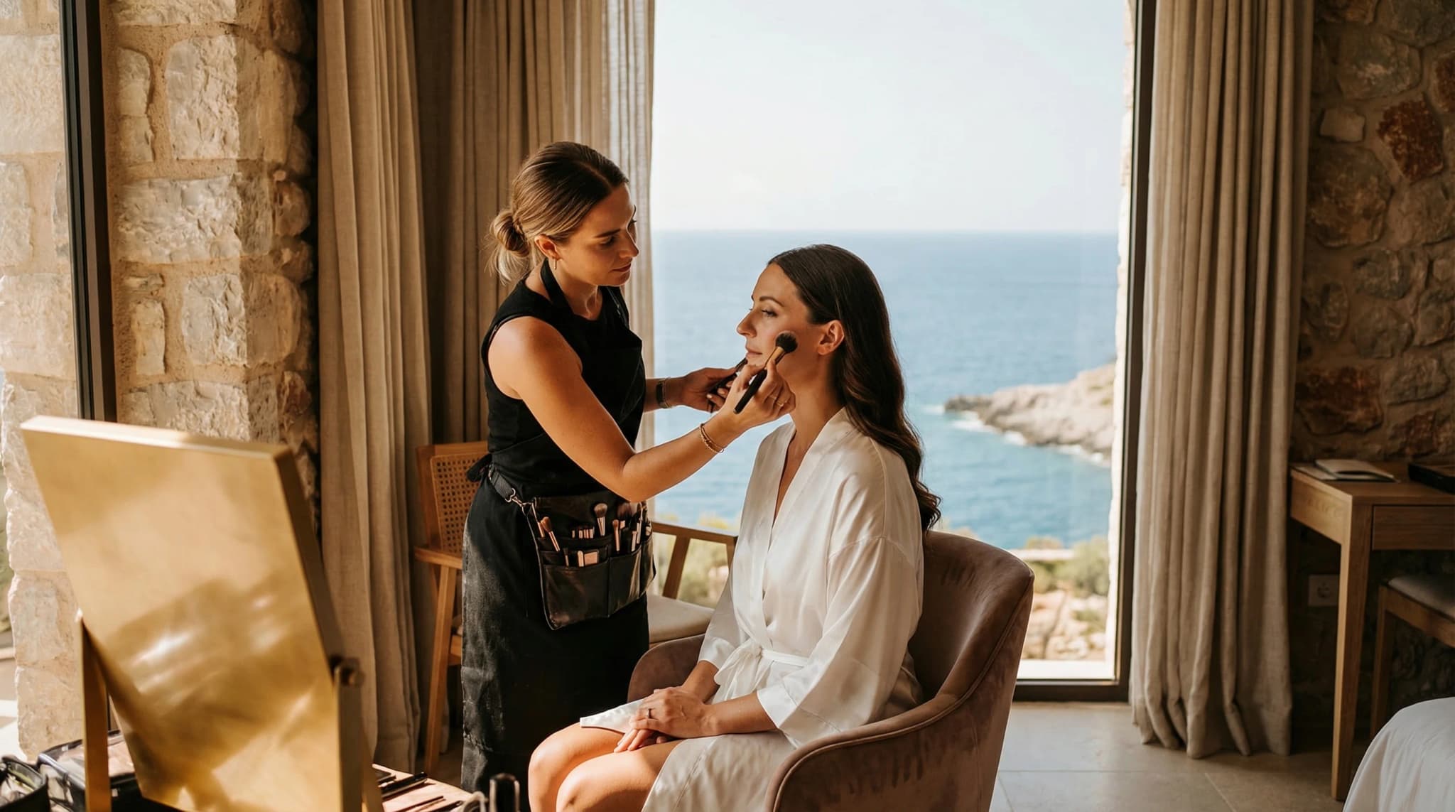On-location beauty team for photographers in Lisbon